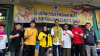 Anggota DPR RI Franciscus Sibarani dan Golkar Kota Pontianak Gelar Bakti Sosial Jelang HUT ke-61