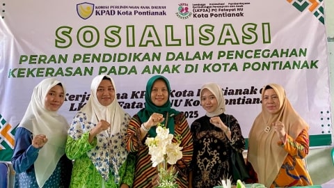 Sosialisasi Pencegahan Kekerasan Anak dan Perempuan di Pontianak