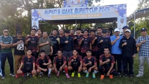 Sujiwo Buka Kubu Raya Cup 2025 Berhadiah Rp100 Juta