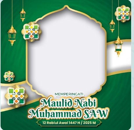 Link Download Twibbon Maulid Nabi 2025 Keren, Sumber Foto twibboneze