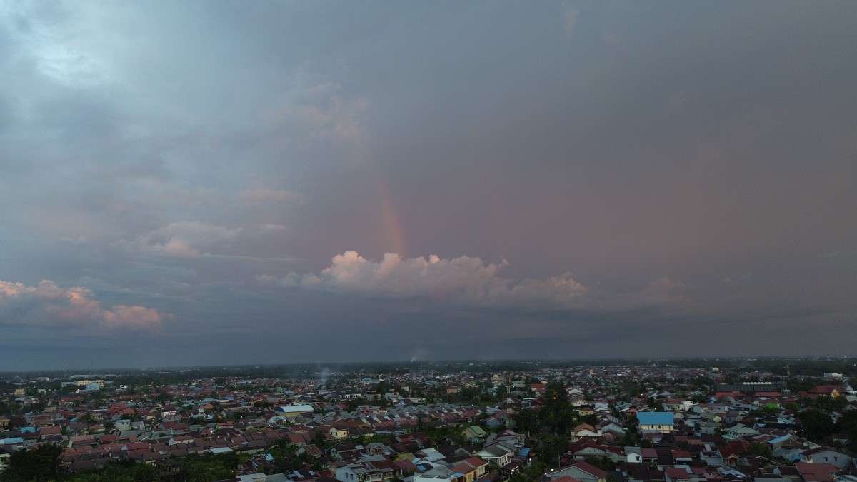 Cuaca Kota Pontianak,- FOTO KALBAR SATU /Iswandi.
