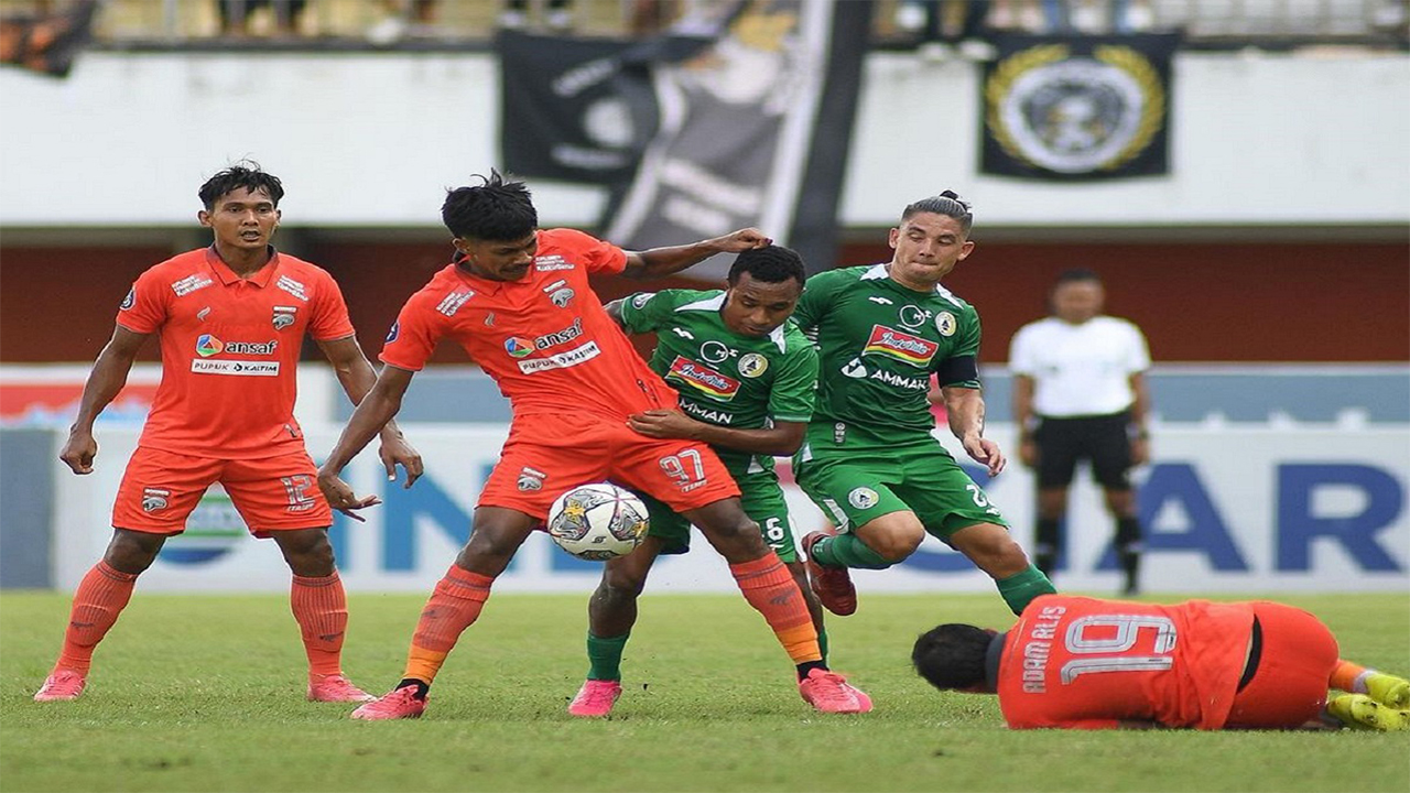 BRI Super League PSS Sleman vs Borneo Fc, Sumber Foto : Istimewa