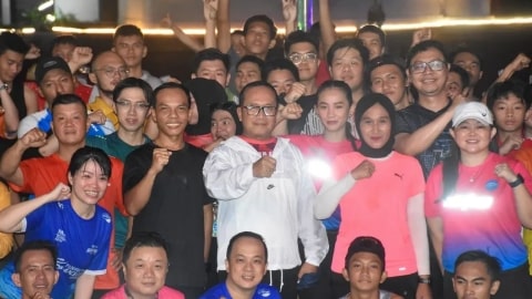 Sujiwo Luncurkan Tuesday Night Run 5K di Kubu Raya