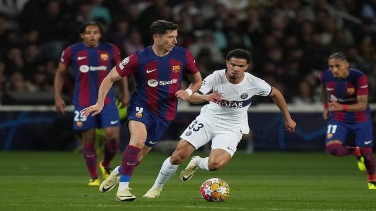Barcelona vs PSG Liga Champions, Sumber Foto : Istimewa
