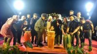 Bupati Sujiwo Resmikan Ruang Publik Dermaraja di Rasau Jaya