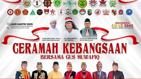 PWNU Kalbar Gelar Ceramah Kebangsaan Bersama Gus Muwafiq Rayakan Hari Santri 2025