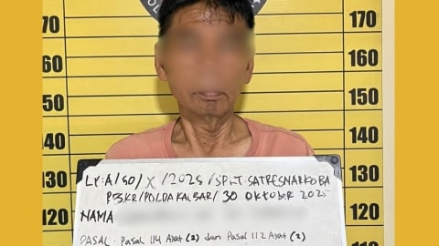 Kurir 61 Tahun Ditangkap, Sabu 21 Gram Gagal Terbang di Bandara Supadio