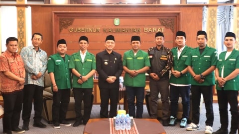 PW GP Ansor Kalbar Audiensi dengan Gubernur, Bahas Pelantikan dan Program Ketahanan Pangan