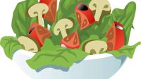 Ilustrasi gambar makanan bergizi