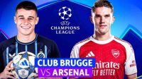 Club Brugge vs Arsenal, Liga Champions, Sumber Foto : Istimewa Club Brugge vs Arsenal, Liga Champions, Sumber Foto : Istimewa