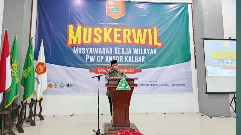Kakanwil Kemenhaj Kamaludin Apresiasi Muskerwil GP Ansor Kalbar: “Jangan Hanya Ngopi, Harus Berkarya”
