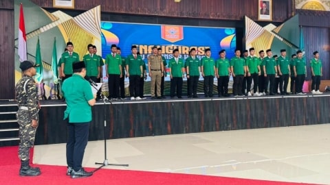 Sekretaris Jenderal (Sekjen) Pimpinan Pusat (PP) Gerakan Pemuda (GP) Ansor, H. A. Rifqi Al Mubarok, resmi melantik jajaran pengurus Pimpinan Wilayah (PW) GP Ansor Kalimantan Barat masa khidmat 2025–2029