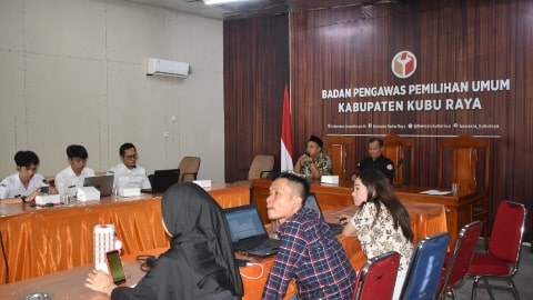 Bawaslu dan KPU Kubu Raya Perkuat Koordinasi Data Pemilih