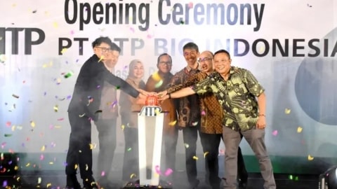 Bupati Sujiwo Resmikan Pabrik Biokokas PT ATP Bio Indonesia di Kubu Raya