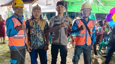 Ops Lilin Kapuas 2025, Polisi dan PLN Amankan Ibadah Natal di Kubu Raya