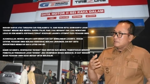 Sujiwo Jawab Kritik Warganet di Instagram: Kesepakatan Lahan UMKM Dilanggar Daya Motor II