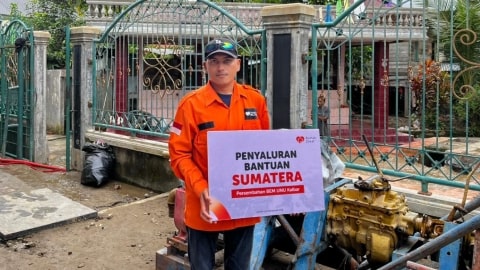 Rumah Zakat dan BEM UNU Kalbar Bangun Sumur Bor untuk Warga Aceh
