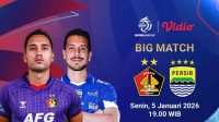 Persik Kediri vs Persib Bandung, Sumber Foto : Vidio Persik Kediri vs Persib Bandung, Sumber Foto : Vidio