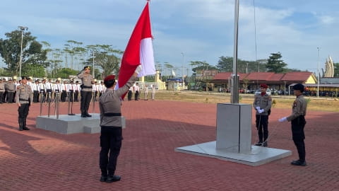 Kapolres Kubu Raya Ajak Personel Perkuat Nasionalisme dan Pelayanan Masyarakat