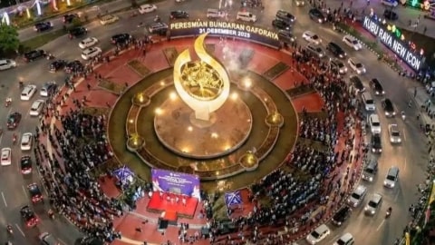 Sejarah Baru Kubu Raya: Bundaran Gaforaya Berdiri dari Gotong Royong Pengusaha