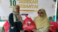 10 Tahun Sedekah Berantai, PDNA Pontianak Kembali Tebar 146 Paket Sembako di Ramadan 1447 H
