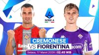 Cremonese vs Fiorentina, Sumber Foto : Vidio Cremonese vs Fiorentina, Sumber Foto : Vidio