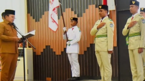 Bupati Sujiwo Kukuhkan Duta Pancasila Kubu Raya, Pesan Jaga Nilai Pancasila