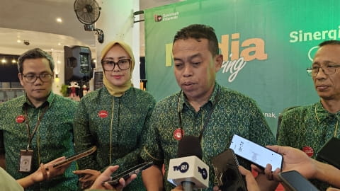 Abdul Lafaz dalam kegiatan media gathering sinergi dan kolaborasi bersama Kantor Wilayah IV Balikpapan di Golden Tulip Pontianak, Selasa (10/3/2026).