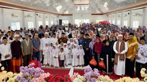 Sujiwo Istiqomah Santuni Anak Yatim Selama 10 Tahun