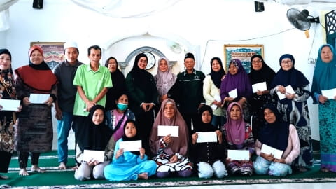 Jelang Idul Fitri, PC ISNU Pontianak Santuni Anak Yatim dan Dhuafa