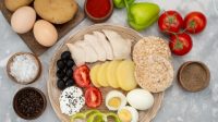 Ilustrasi makanan tinggi protein