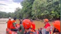 Tim SAR Gabungan Lakukan Pencarian Warga Diduga Tenggelam di Sungai Landak