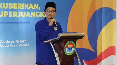 Prof Ibrahim Ajak IKA-PMII Kalbar Bersatu dan Kolaborasi Bangun Daerah