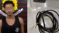 1000922207 Curi Kabel Tower Telkomsel Senilai Rp15 Juta, Pemuda di Kubu Raya Ditangkap Warga