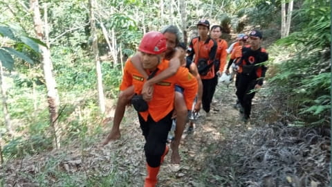 Tim SAR Gabungan Berhasil Temukan Kakek 79 Tahun yang Hilang di Kebun