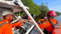 Hari Keempat Pencarian, Korban Diduga Diterkam Buaya di Sungai Karawang Belum Ditemukan