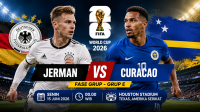 Nonton Piala Dunia 2026, German vs Curacao, sumber Foto : Gemini AI Nonton Piala Dunia 2026, German vs Curacao, sumber Foto : Gemini AI