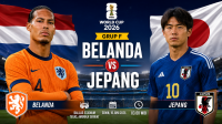 Belanda vs Jepang Piala Dunia 2026 Grup F, Sumber Foto : Gemini AI Belanda vs Jepang Piala Dunia 2026 Grup F, Sumber Foto : Gemini AI