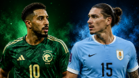 Arab saudi vs uruguay, sumber Foto : Gemini AI Arab saudi vs uruguay, sumber Foto : Gemini AI