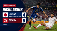 Hasil Piala Dunia 2026, Jepang vs Tunisia, Sumber Foto : Gemini AI Hasil Piala Dunia 2026, Jepang vs Tunisia, Sumber Foto : Gemini AI