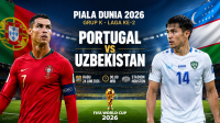 Portugal vs Uzbekistan, Sumber Foto : Gemini AI Portugal vs Uzbekistan, Sumber Foto : Gemini AI