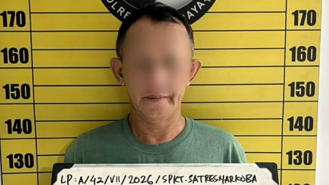 Sembunyikan Sabu dalam Permen Lolipop, Pengedar Berkedok Pedagang Sayur Ditangkap Polisi