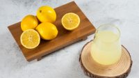 Ilustrasi lemon alami