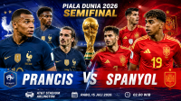 Prancis vs Spanyo, Sumber Foto : gemini AI Prancis vs Spanyo, Sumber Foto : gemini AI