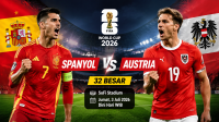 Spanyol vs Austria, Sumber Foto : Gemini AI