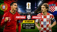 Portugal vs Kroasia, Sumber Foto : Gemini AI Portugal vs Kroasia, Sumber Foto : Gemini AI