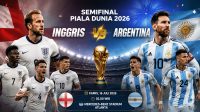 Semifinal Piala Dunia 2026: Inggris vs Argentina, Sumber Foto : Gemini AI Semifinal Piala Dunia 2026: Inggris vs Argentina, Sumber Foto : Gemini AI