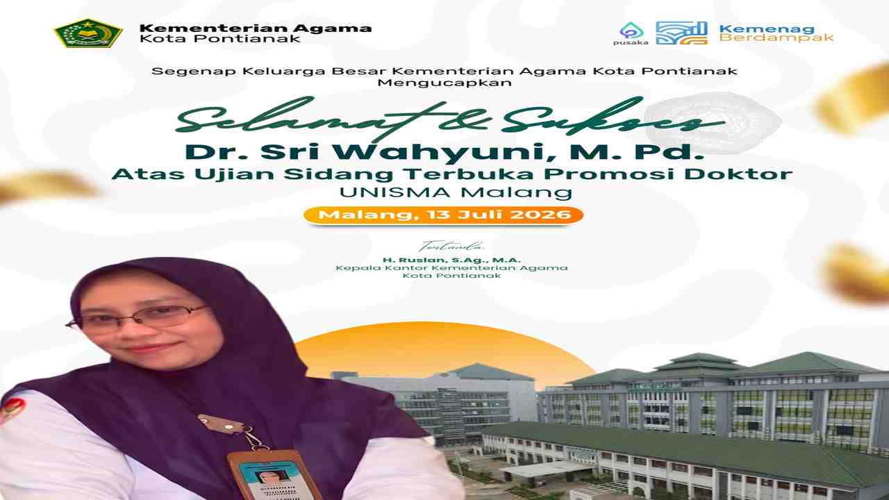 Sri Wahyuni Raih Gelar Doktor "Cumlaude" di UNISMA
