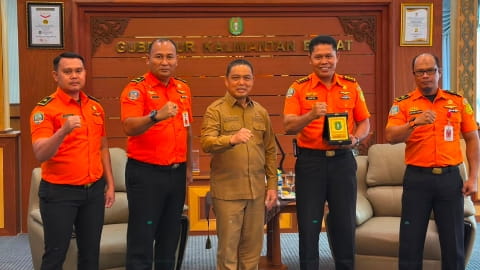 SAR Pontianak dan Pemprov Kalbar Perkuat Sinergi Kemanusiaan