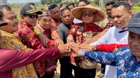 Polemik Berakhir, Pembangunan Gereja di Desa Kapur Dimulai, Sujiwo: Semua Umat Berhak Beribadah